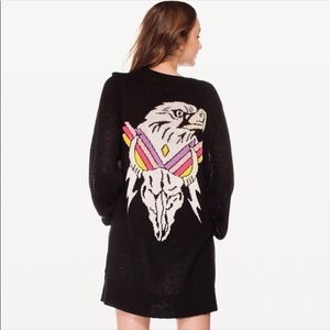 Wildfox White Label Apache Eagle Sweater Small